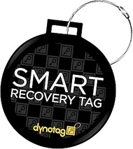 Dynotag® Web Enabled Smart Steel Luggage Tag + Loop | Secure ID with DynoIQ™ & Lifetime Recovery Ser