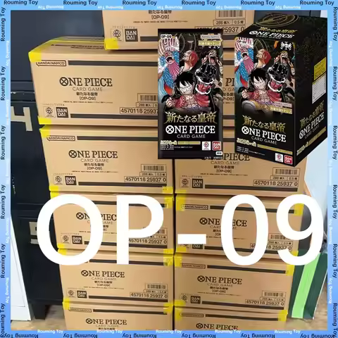 Genuine Bandai One Piece Cards OP09 TCG Trading Game Japanese Op-09 Supplementary Bag Collection Car
