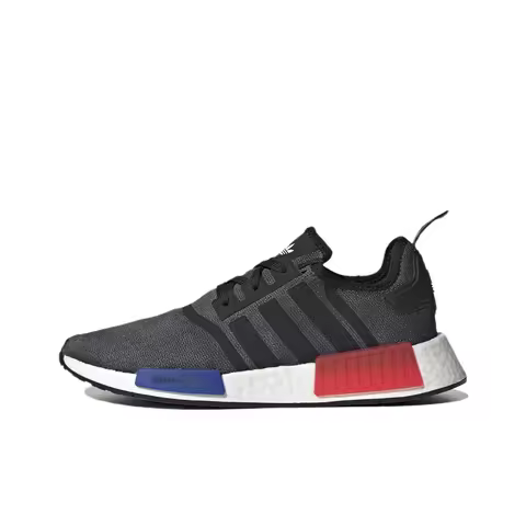 Adidas Originals NMD_R1 Casual Shoes Unisex Low Top Black/Blue/Red HQ4452