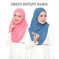 BUTIK PAPILIO Orked Instant Shawl Dokoh Heavy Chiffon