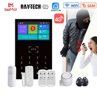 DAYTECH กันขโมยบ้าน ชุดสัญญาณ กันขโมย 4Gสัญญาณกันขโมย Tuya App Wifi/GSM Home Alarm System พร้อม Moti