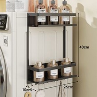 全城熱賣 - 洗衣機上方置物架 側滾筒頂部空間收納掛架 家用免打孔洗衣液儲物架