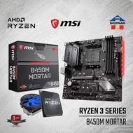 AMD Ryzen 3 5300G / 4350G Processor w/ MSI B450M Mortar Motherboard Bundle
