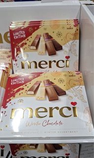 現貨-多買優惠✈️ 德國代購 。德國版 Merci 冬日限定雜錦朱古力禮盒 250g（20條）