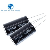 Aluminum Electrolytic Capacitor 25V / 10000 UF 25V/10000UF Electrolytic Capacitor Size 18*35 mm plug