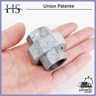 GI Pipe Fittings Galvanized Union Patente 1/2" , 3/4'' , 1"