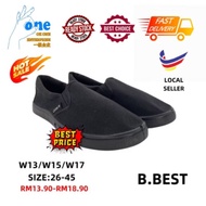 Kasut sekolah hitam jenama B. Best black shoes no:w13, w15, w17, w1, size:26/45几ko