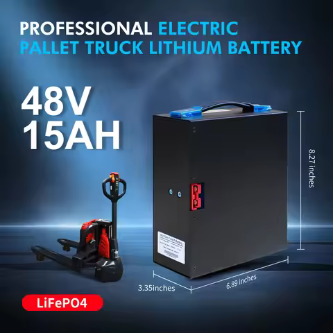 48V 15Ah LiFePO4 Lithium Battery for Electric Pallet Track Jack Compatible with EPT40H/EPT33H CBD15-