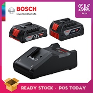 SKplus BOSCH 18V 2.0Ah/4.0Ah Professional Starter Kit-(1x18V2.0Ah+1x18V4.0Ah+1xPRO GAL18V-40 Charger