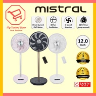 Mistral (MHV912R) 12" High Velocity DC Stand Fan with Remote Control