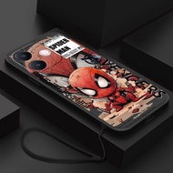 OPPO A6 PRO A5 Pro 5G เคส A5Pro Marvel Spider-Man ปลอกซิลิโคนเคสโทรศัพท์ขอบกันกระแทกสไตล์การ์ตูน