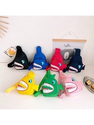 Cangurera para niños con diseño de tiburon, cute para los niños