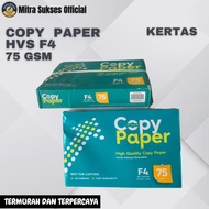 HVS F4 COPY PAPER 75 GR [1 CARTON] A4 Paper Kertas A4 F4 Paper
