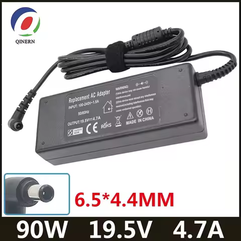 19.5V 4.7A 90W 6.5*4.4mm Charger AC Laptop Adapter For Sony Vaio PCG-61511L VGP-AC19V20 VGP-AC19V29 