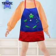 [TENOL] Storytelling Apron Educational Apron Multipurpose Cooking Apron Kids Apron