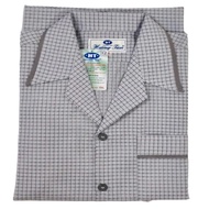 Bộ Pyjama HUONGTAM Kate tay dài nam cao cấp(PDK01N8). Chất liệu Kate loại tốt:  mềm mại thoáng mát k