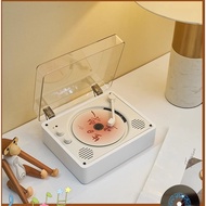 10W 5V Vintage Vinyl CD Player Mobile Bluetooth Large Battery Sound System Stereo Dual Speaker Recor