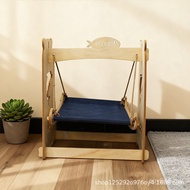 Swing Cat Swing Wooden Nest Hammock Cradle Bed Swing Cat Kitten Pet Ready Stock Rocking Chair 9XCW
