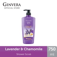 [Shop Malaysia] ginvera world spa english shower scrub - lavender &amp; chamomile (750ml)