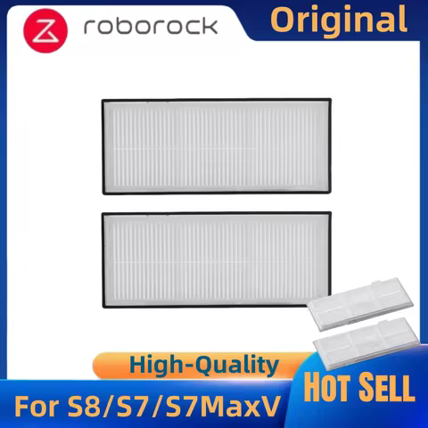 Original Roborock S8 Washable HEPA Filter Accessories For Roborock S8 Pro Ultra/S7/S7MAXV/S8+ Robot 