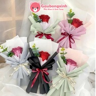 Bundle of 1 Rose as a Meaningful Gift for March 8, November 20, October 20, March 14, Handmade Birth