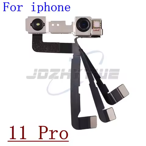For iPhone X XR XS 11 Pro MAX 5s 6 6s 7 8 Plus SE 2020 Front Facing Camera Flex Cable With Microphon