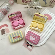 Creative Girl Heart-like Fish Contact Lens Case Simple Cosmetic Pupil Case Companion Care Box B0 Dog