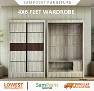 ⏰ Almari Murah / Almari Terkini / Alamari Pakaian_Alamari Baju Murah Murah Sampoint Modern 4 Feet