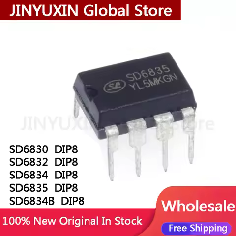 10Pcs SD6830 SD6832 SD6834 SD6835 SD6834B DIP-8 IC Chip In Stock Wholesale