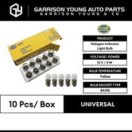 [HELLA] Halogen Indicator Light Bulb (Side and Tail light) Standard 67 R5W 12V/5W BA15S 卤素指示灯灯泡