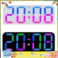 【Ready Stock】Digital Wall Clock 12/24 Hour Format With Automatic Night Mode LED Big Digits Clock For Farmhouse Kitchen Office