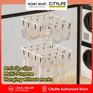 Citylife Clothes Peg Windproof Cloth Peg 8/12/24 Hook Clothes Rack Socks Drying Peg Rack