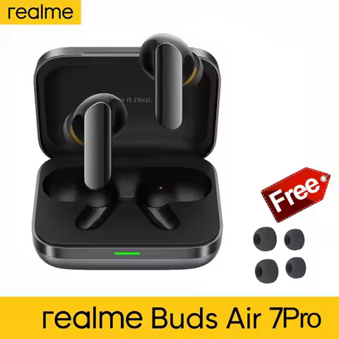 New Original Realme Buds Air7 Pro Earbuds 53dB ANC Bluetooth 5.4 Earphones Headphone IP55 LHDC Hi-Re