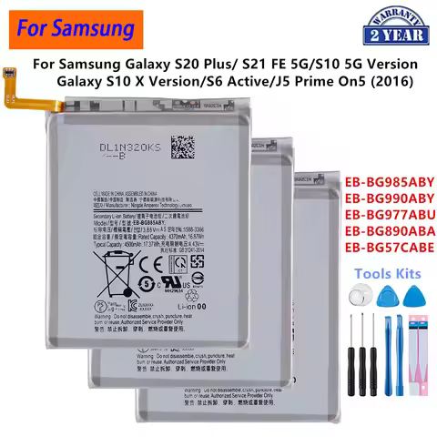 EB-BG985ABY EB-BG990ABY EB-BG977ABU BG890 BG57CABE Battery For Samsung Galaxy S20 Plus S21 FE 5G S10