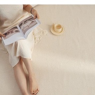 Wool Rug Solid Colour Home Rug Bedside Rug Bedroom Rug Soundproofing Pad Rug Pineapple Loop Rug Thic