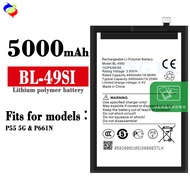 itel P55 5G/P661N BL-49Si 5000mah Original Mobile Phone Battery