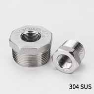 304 stainless steel BSP 1/8 1/4 3/8 1/2 3/4 G1 Male to Female Thread Hose Reducing Bushing Copper Pi