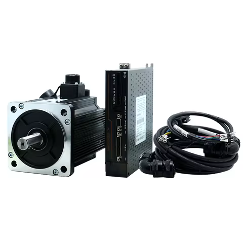 HLTNC 130ST M15025 220V 380V 3.8Kw 15Nm 2500Rpm Large Power AC Servo Motor Kit With T3DF T3 Series D