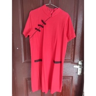 Preloved dress cny/imlek