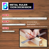 Metal Ruler 15cm/30cm/60cm