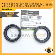 Seal Shock Depan Ninja Karet Sil Sok Original Kawasaki Ninja 250 FI Ninja RR Mono Z-250 SL Ninja Kar