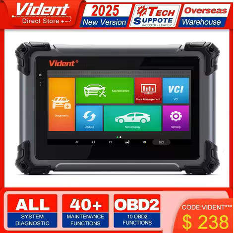 Vident iSmart800Pro Car Scanner All System Diagnosis 40 Reset Function OBDII Full Function Key Fob P