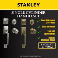 Stanley Single Cylinder Handleset Entrance Backset 60/70mm/ Main Door Entry Grip Handleset/ HDB lock
