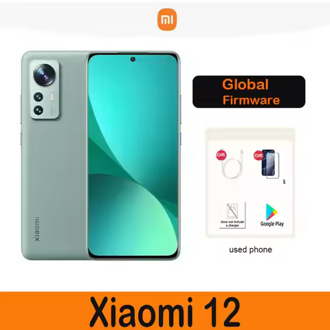 Global firmware Xiaomi 12 5G Smartphone Qualcomm Snapdragon 8 Gen1 NO Charger 6.28inchs 50MP 32MP 23