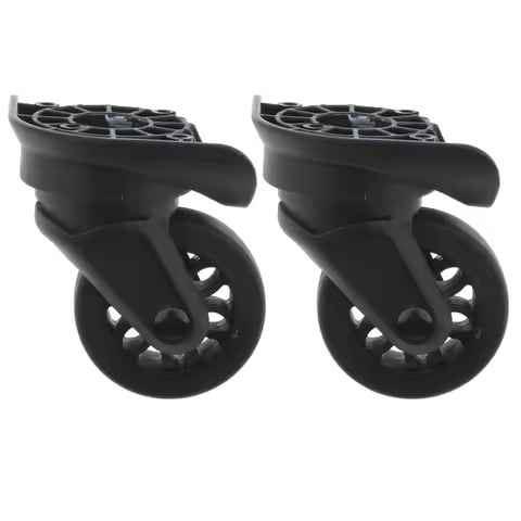1 Pair Swivel Suitcase Luggage Wheels Replacement Casters for Travel Bag A90 Replacement Luggage Whe