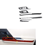 For Toyoto Alphard 20 Series 2008-2014 Right Hand Drive Plastic Black Wood Grain Style Decoration Ac