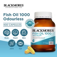 BLACKMORES Odorless Fish Oil 1000Mg Capsules 400S