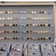 18K Gold V&CA Van Cleef 18K Four Leaf Clover Bracelet Bangle For Women