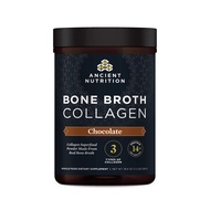 Collagen Powder, Bone Broth Collagen by Ancient Nutrition, Chocolate, Hydrolyzed Multi Collagen Pept