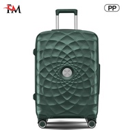 FIMA PP luggage Bag Travel 8-Wheels Spinner Luggage Unbreakable Polypropylene TSA Luggage 28 inch Lu